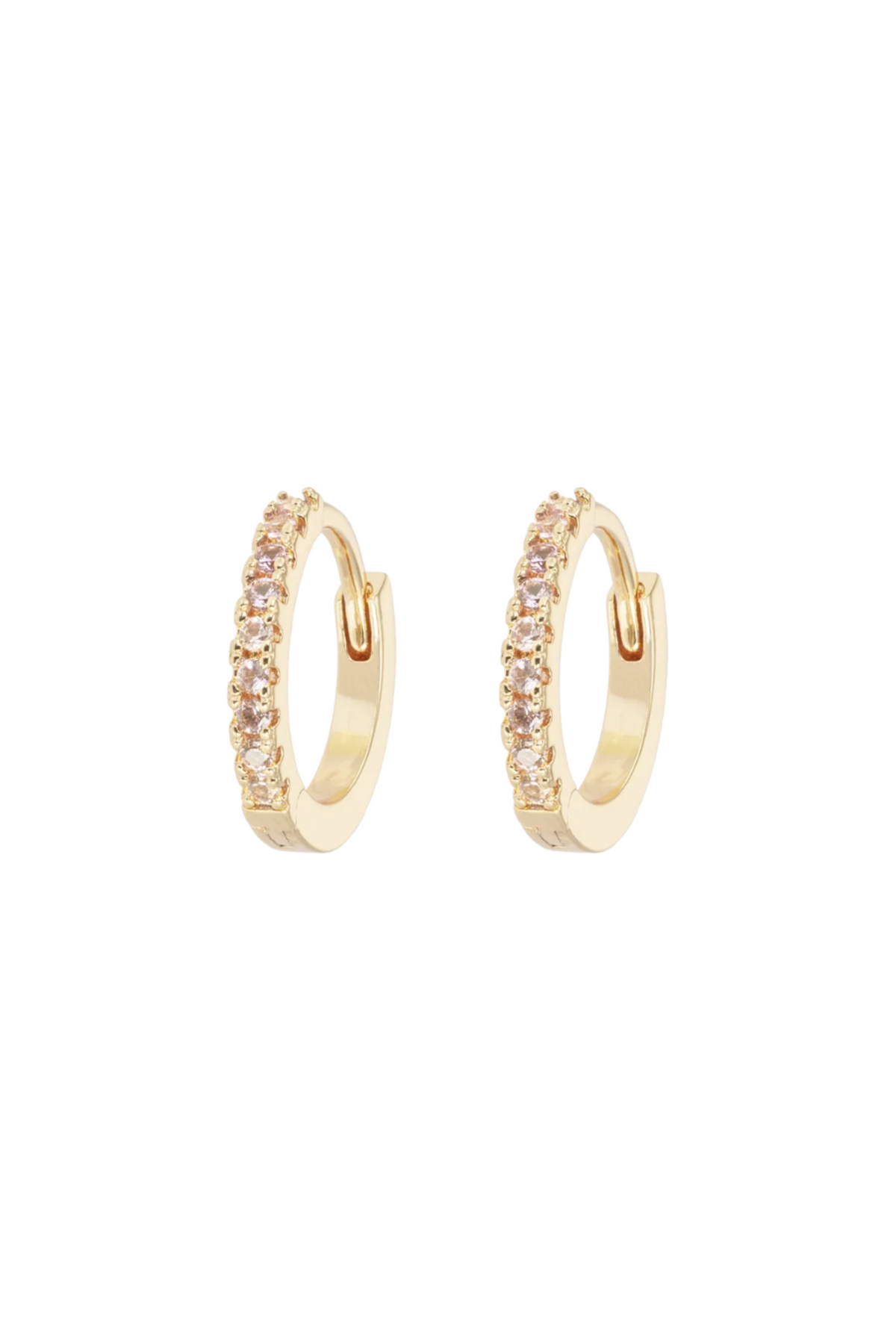 Small Hoops - Brown