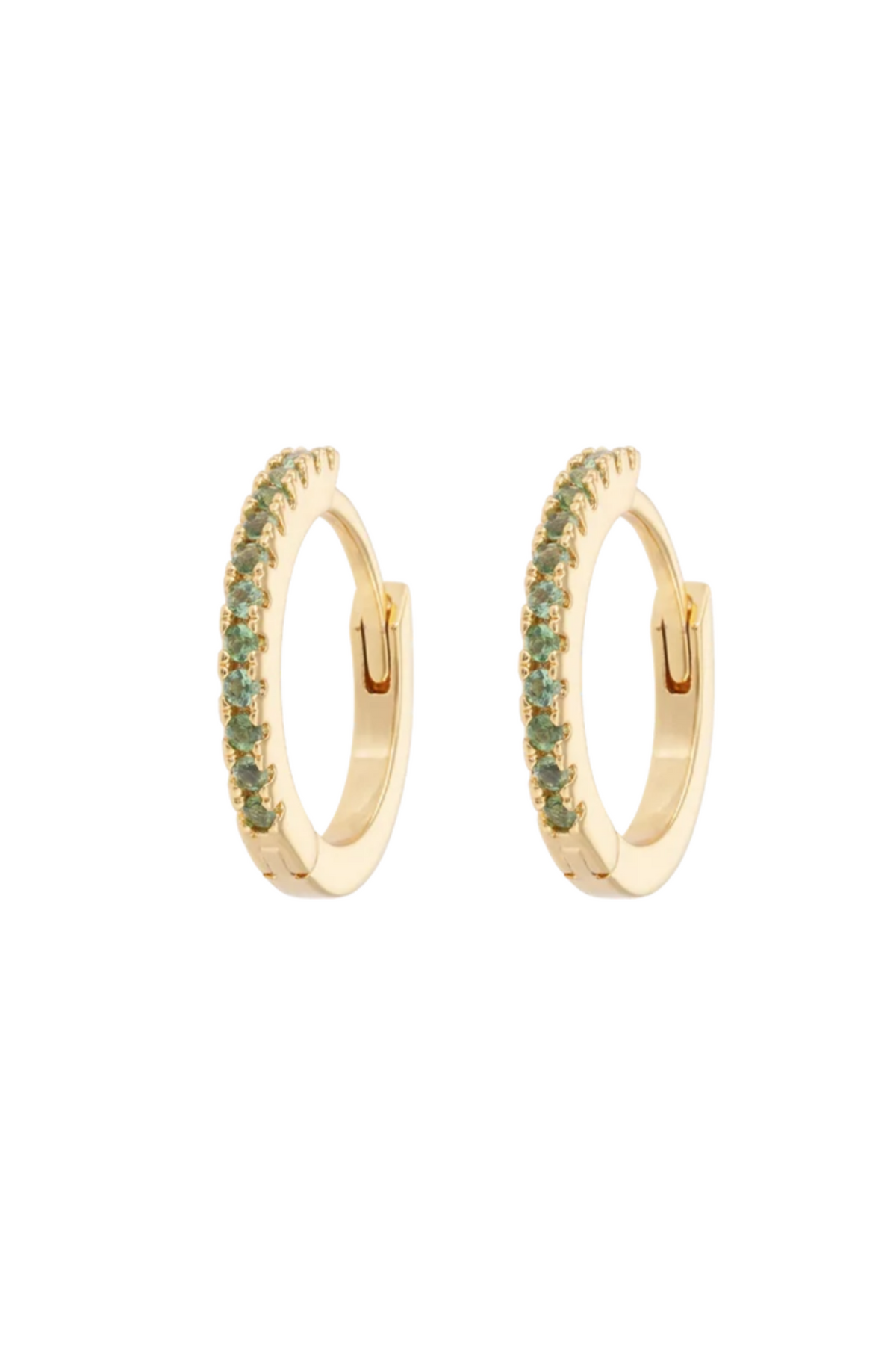 Medium Hoops - Mint
