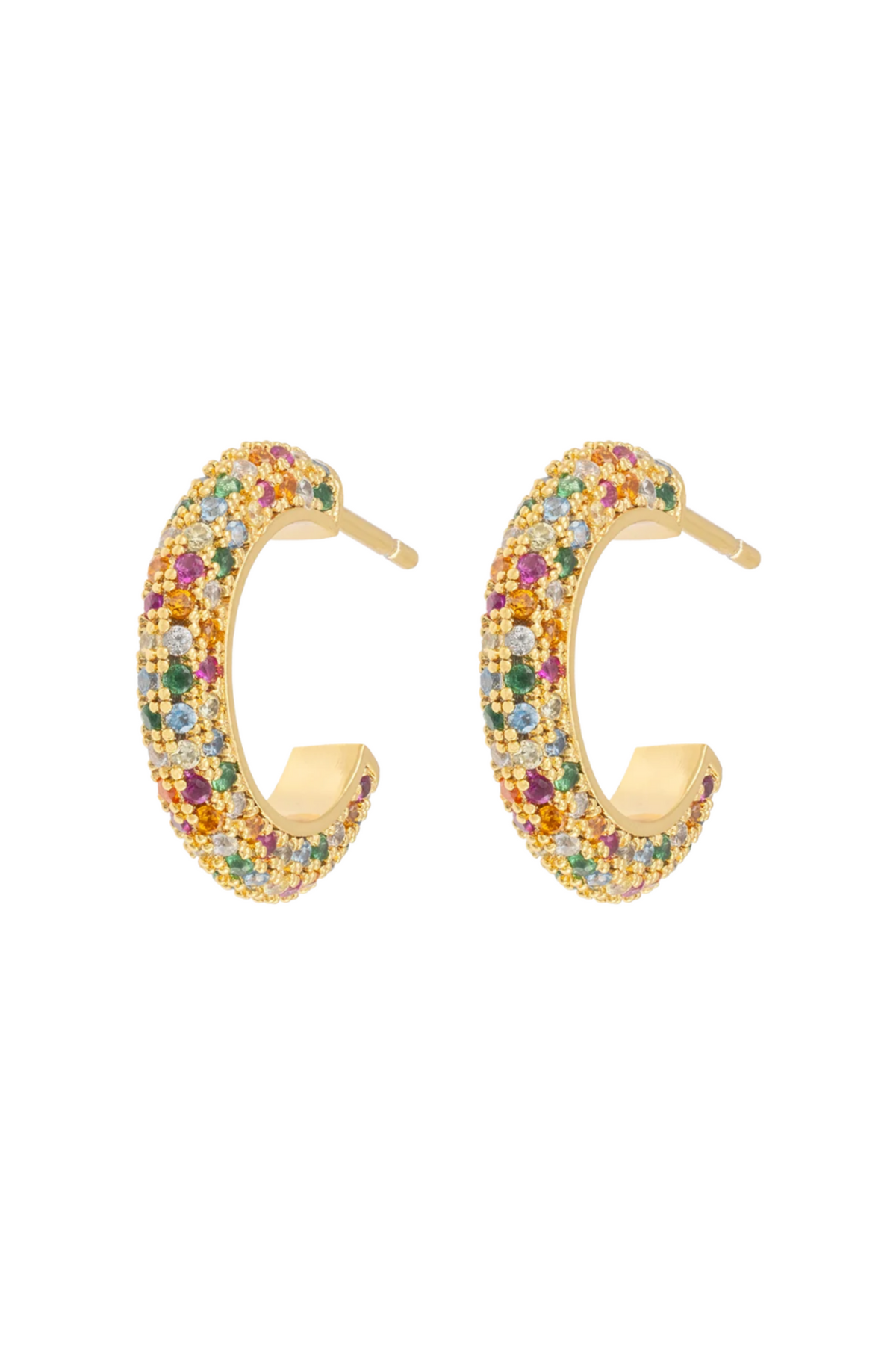Small Chunky Hoops - Multi