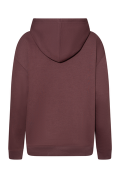 Trackside Fleece Hoodie - Cherry Leather