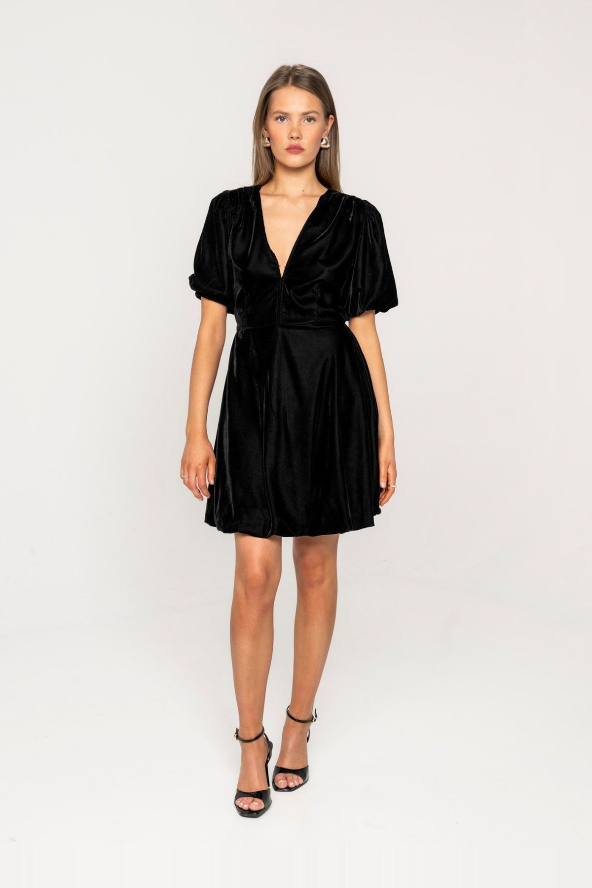 Blake Dress Velvet - Velvet Blue Sapphire
