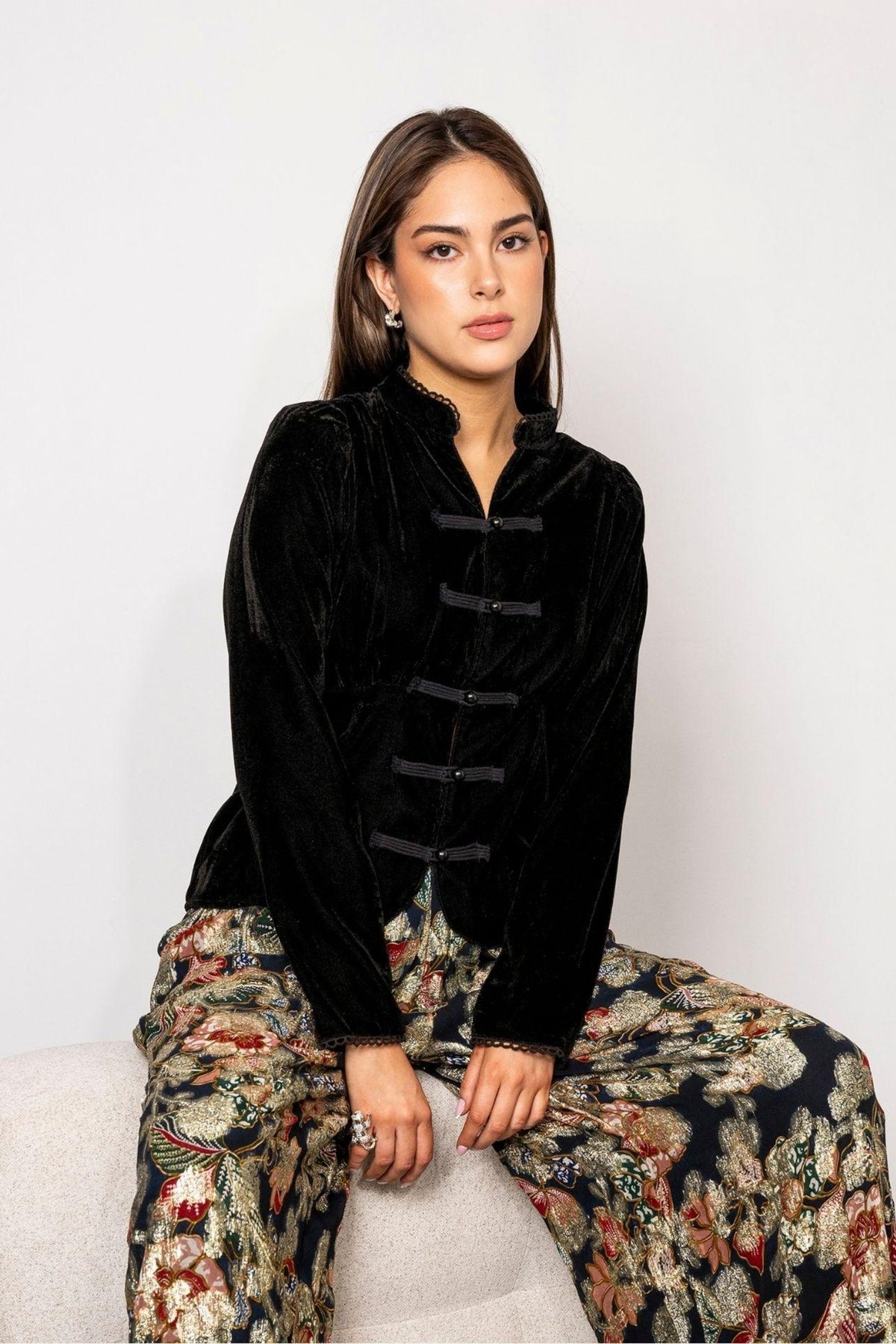 Amora Blouse - Velvet Black