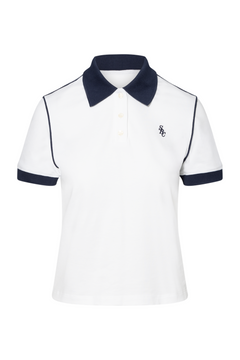 Src 70s Pique Polo - White