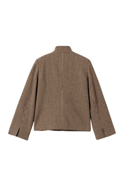 N-Monique Blazer - Delphia Brown Check