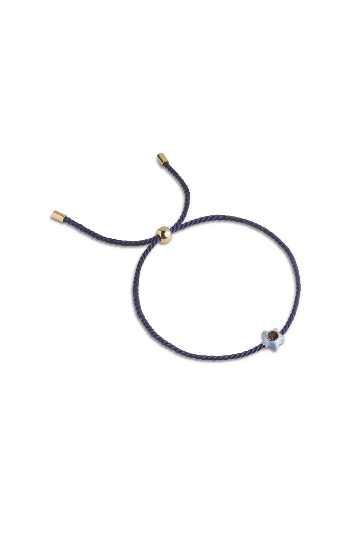Enamle Tokens Bracelet - Navy Blue/steel Blue