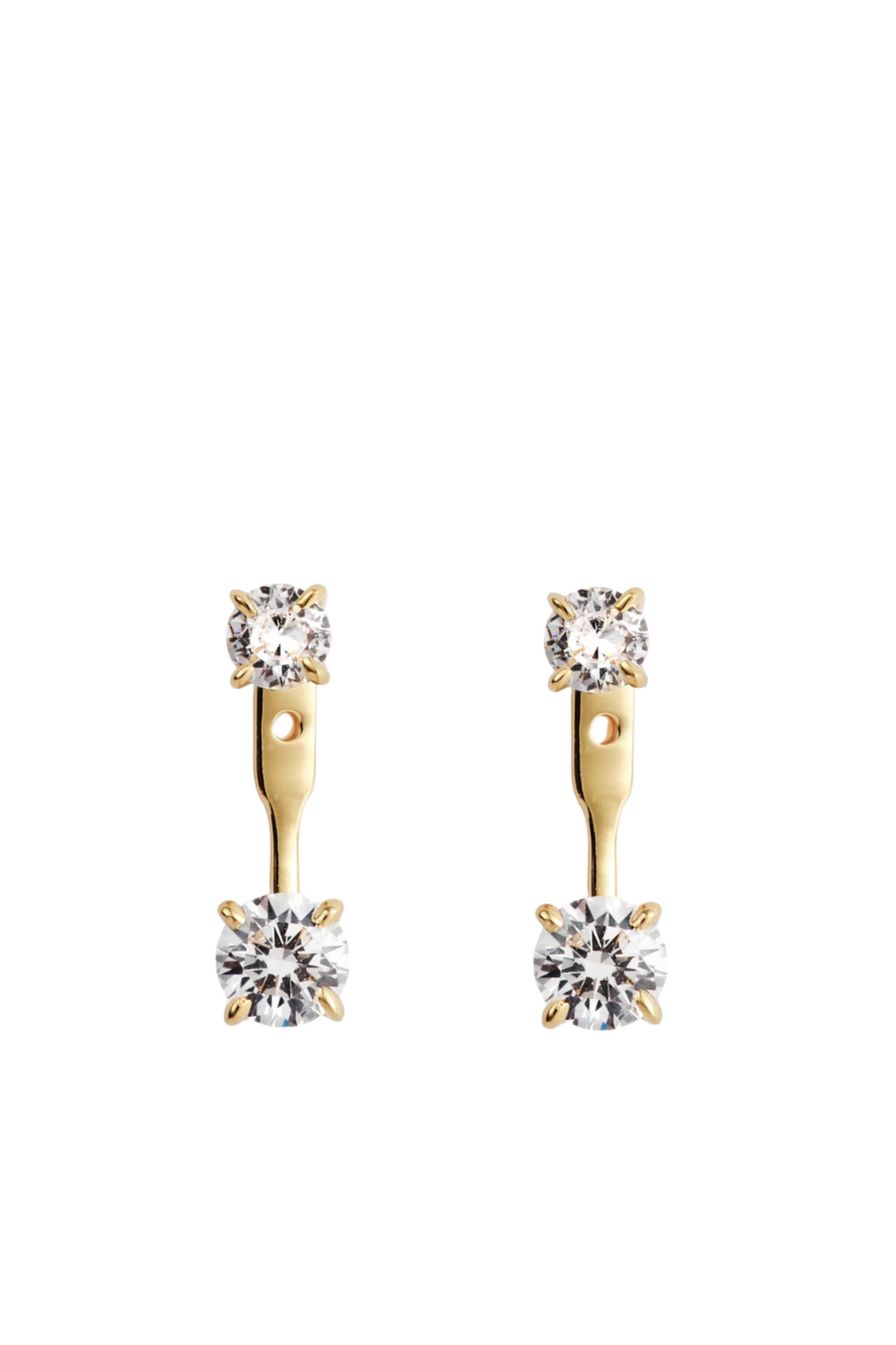 Double Eterno Earrings - Gold