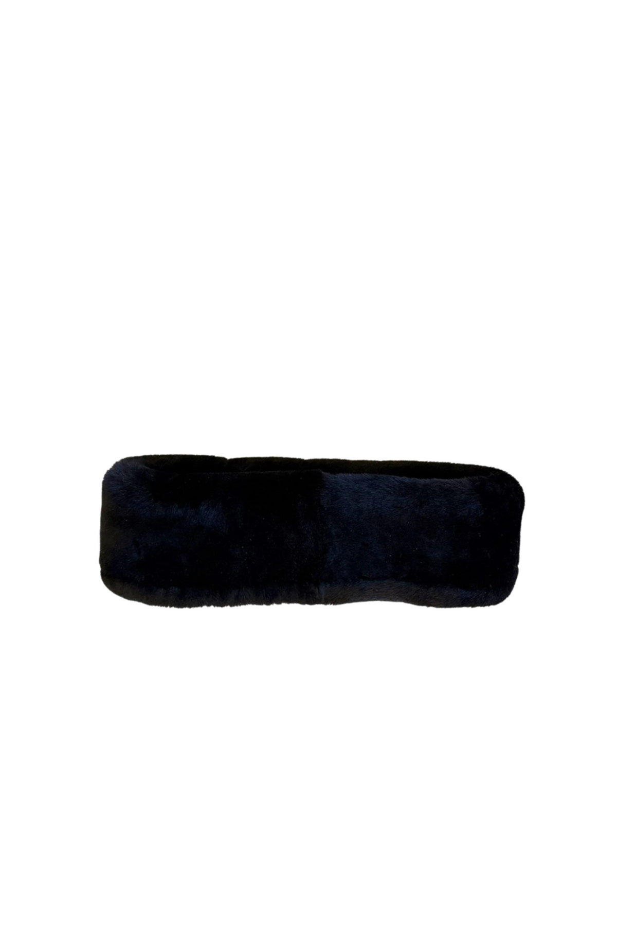 Dora Shearling Headband - Black