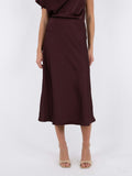 Bovary Skirt - Vinröd