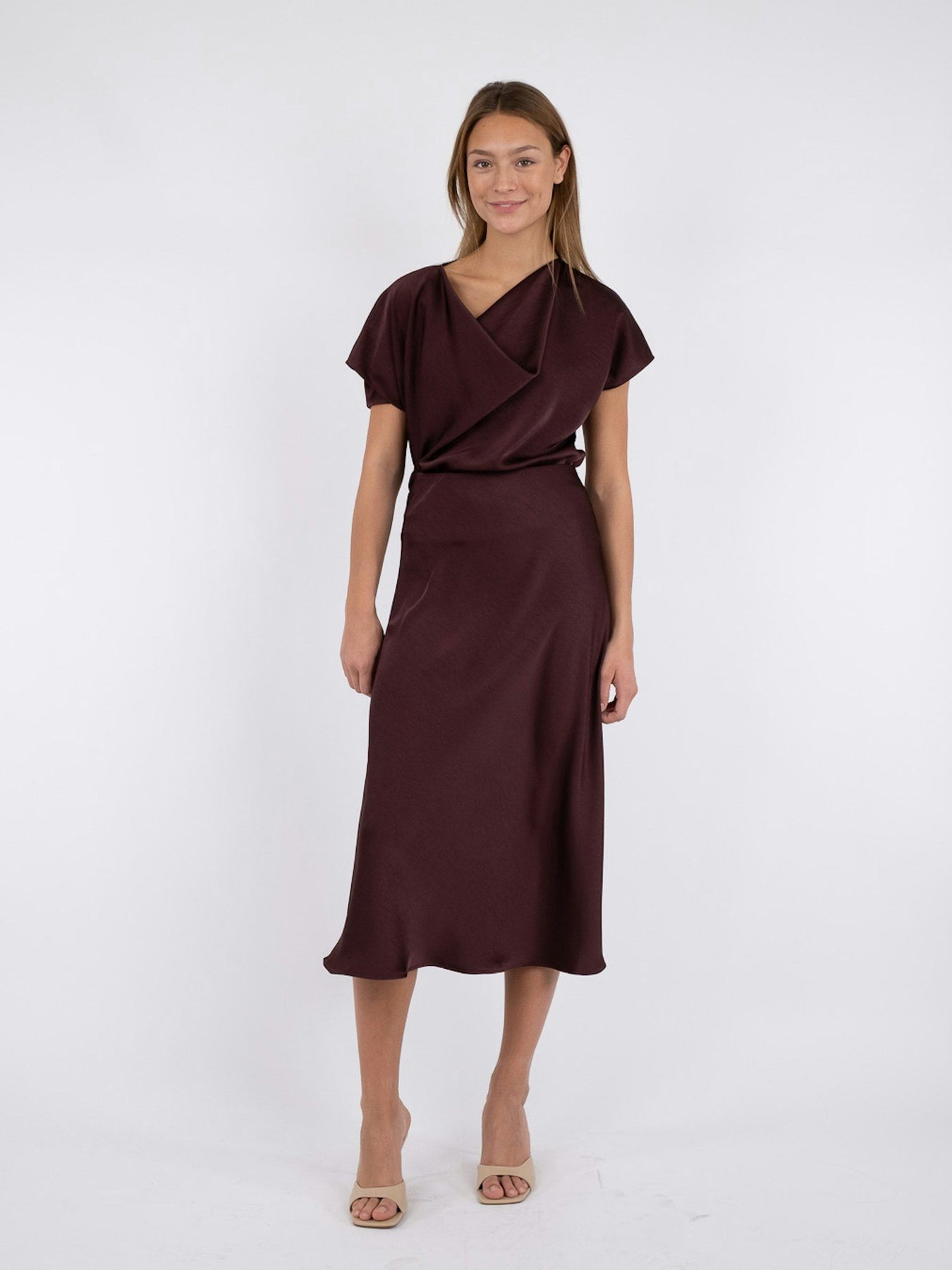 Bovary Skirt - Vinröd