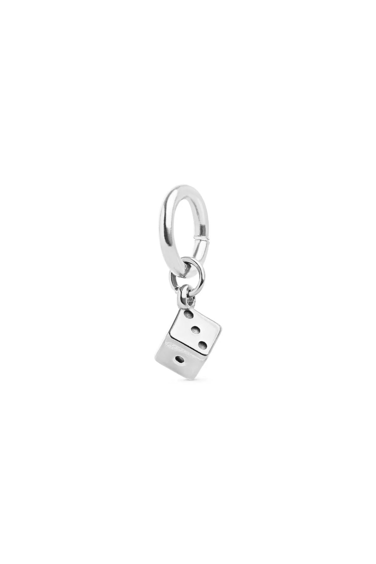 Lainey Dice Charm - Silver