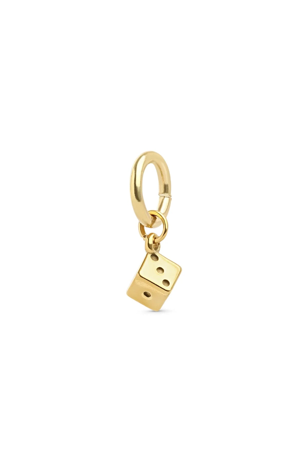 Lainey Dice Charm - Gold