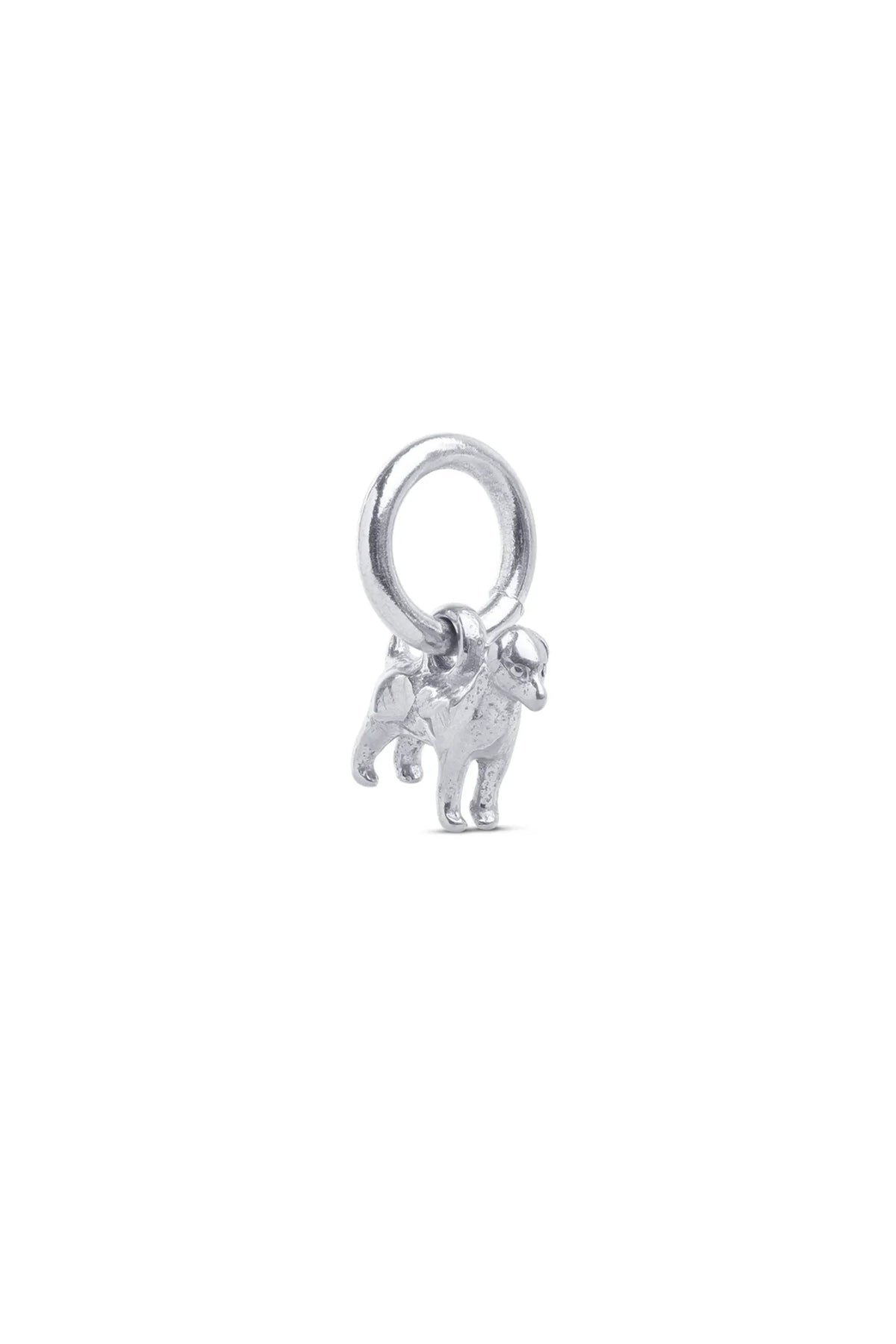 Roya Dog Charm - Silver