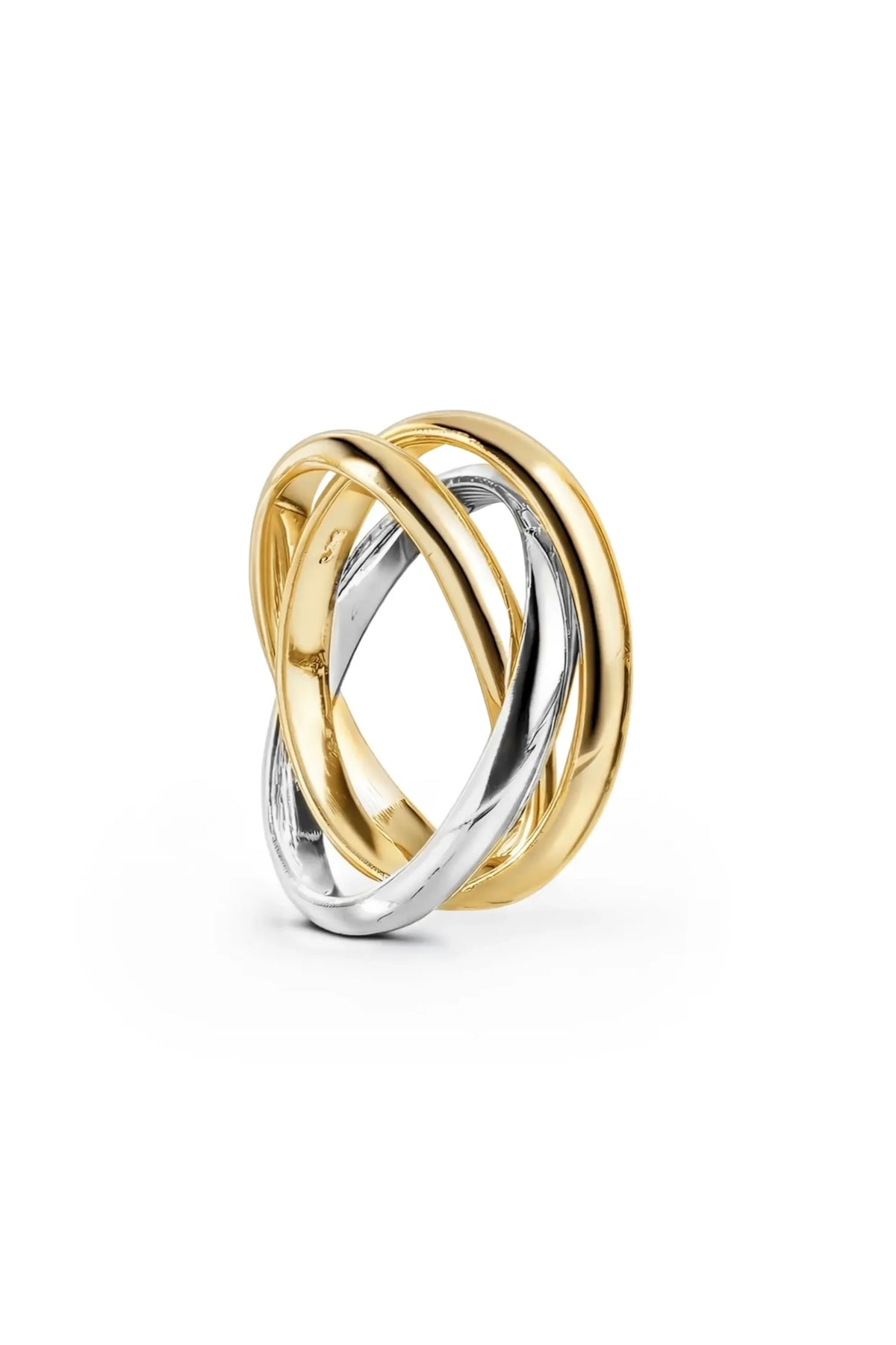 Alvy Twist Ring - Silver/Gold