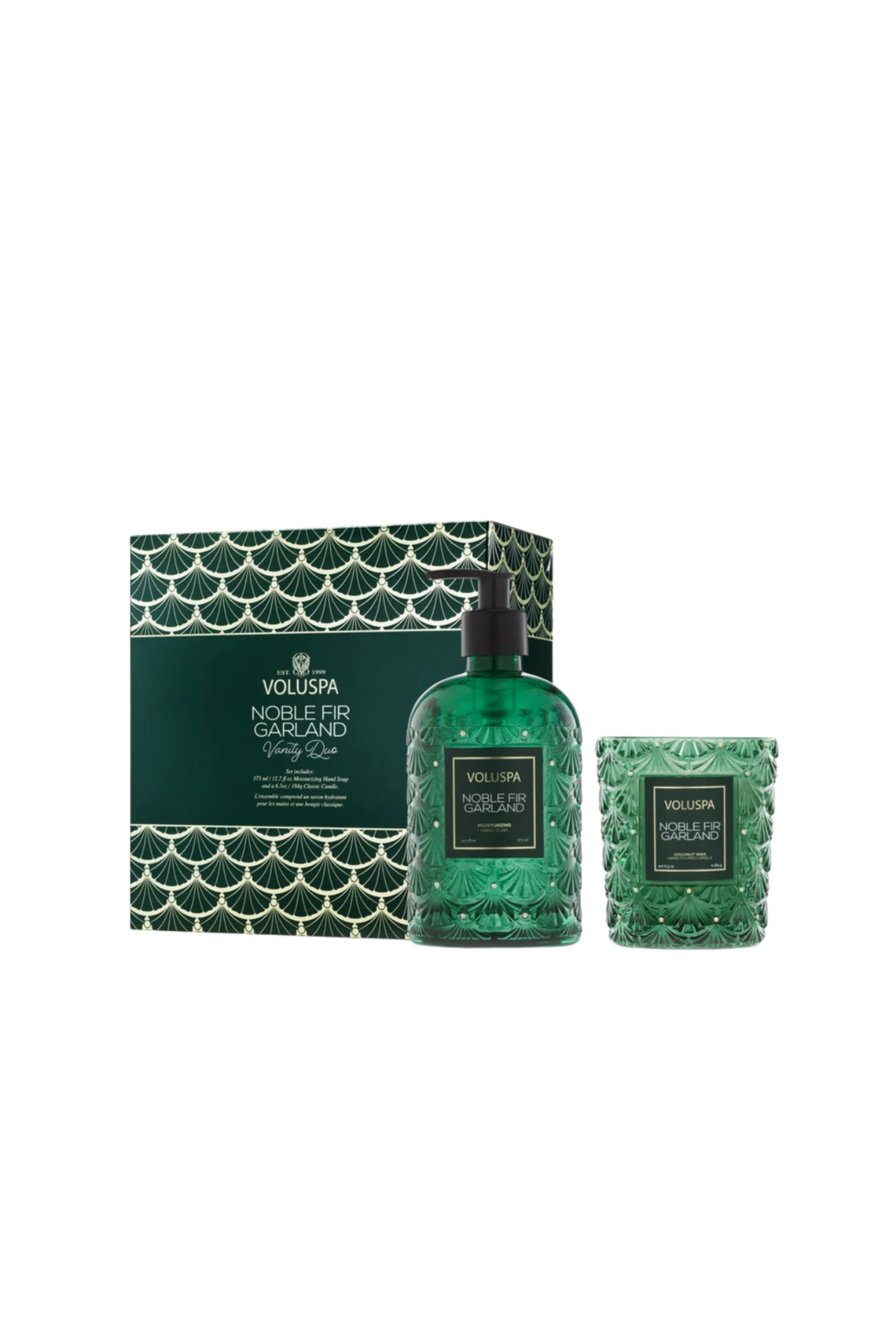 Wash & Candle Duo Giftset - Noble Fir Garland