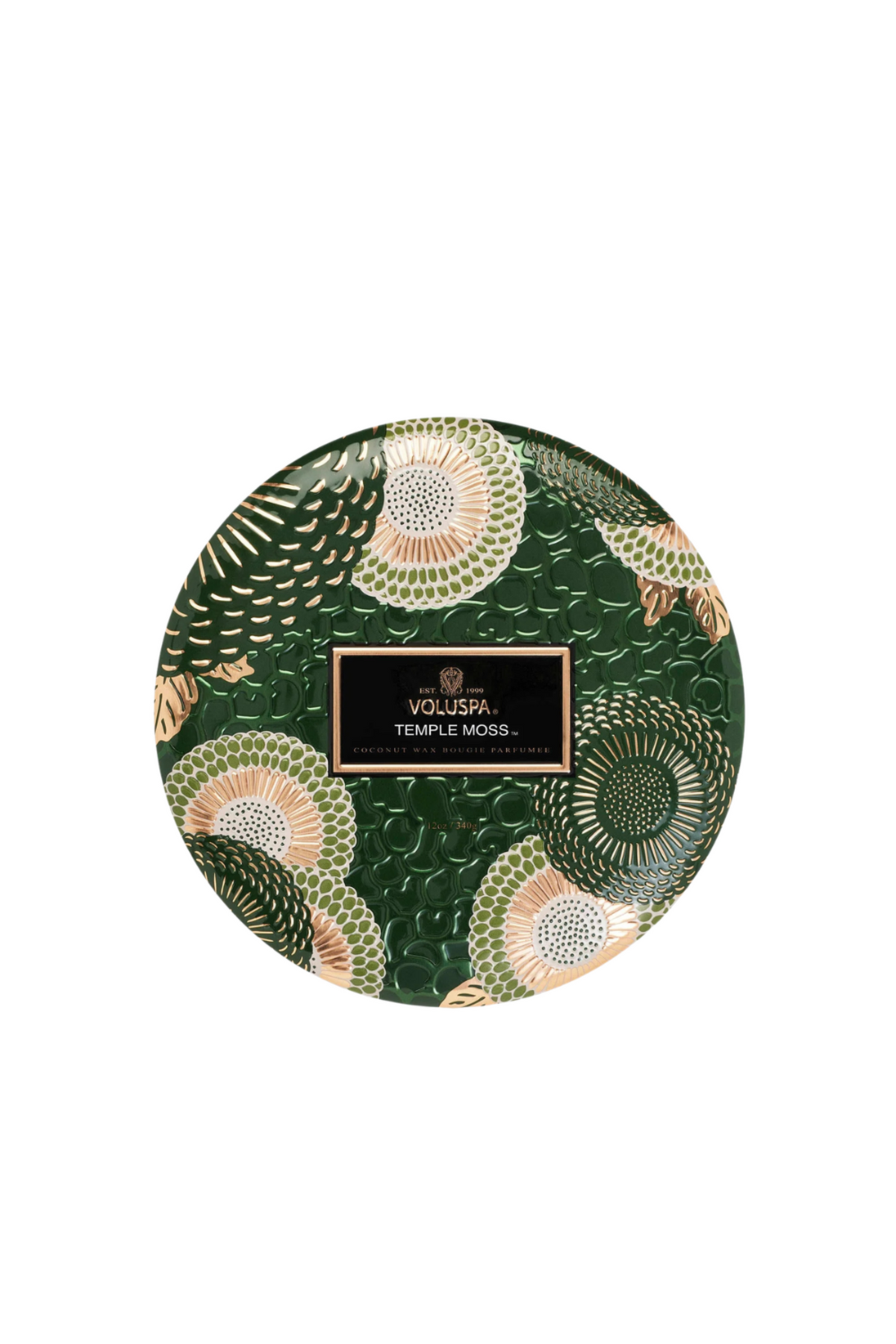 3-Wick Tin Candle - Temple Moss