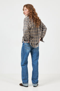 Mathilde Check Shirt - Blue