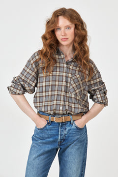 Mathilde Check Shirt - Blue