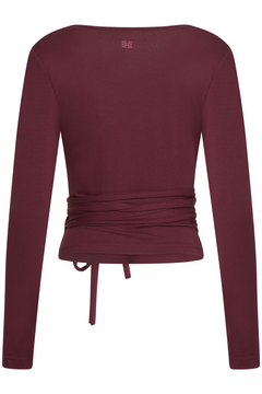 WrapMe Top - Burgundy