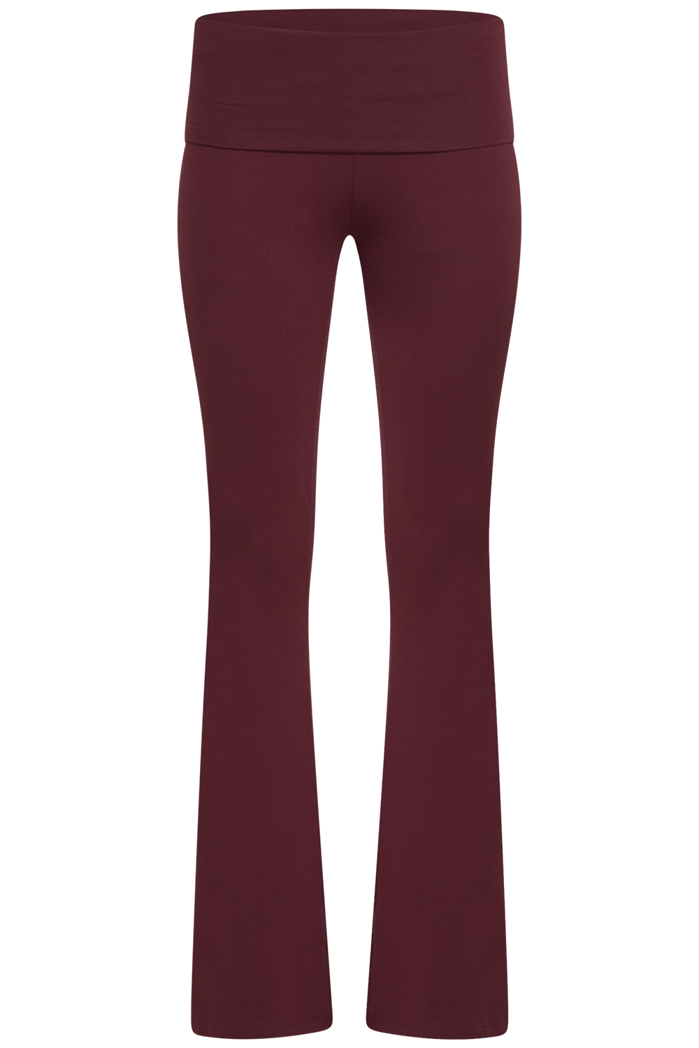 WrapMe Foldover Flare Pant - Burgundy