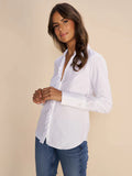 Sybel Satin Shirt - Vit