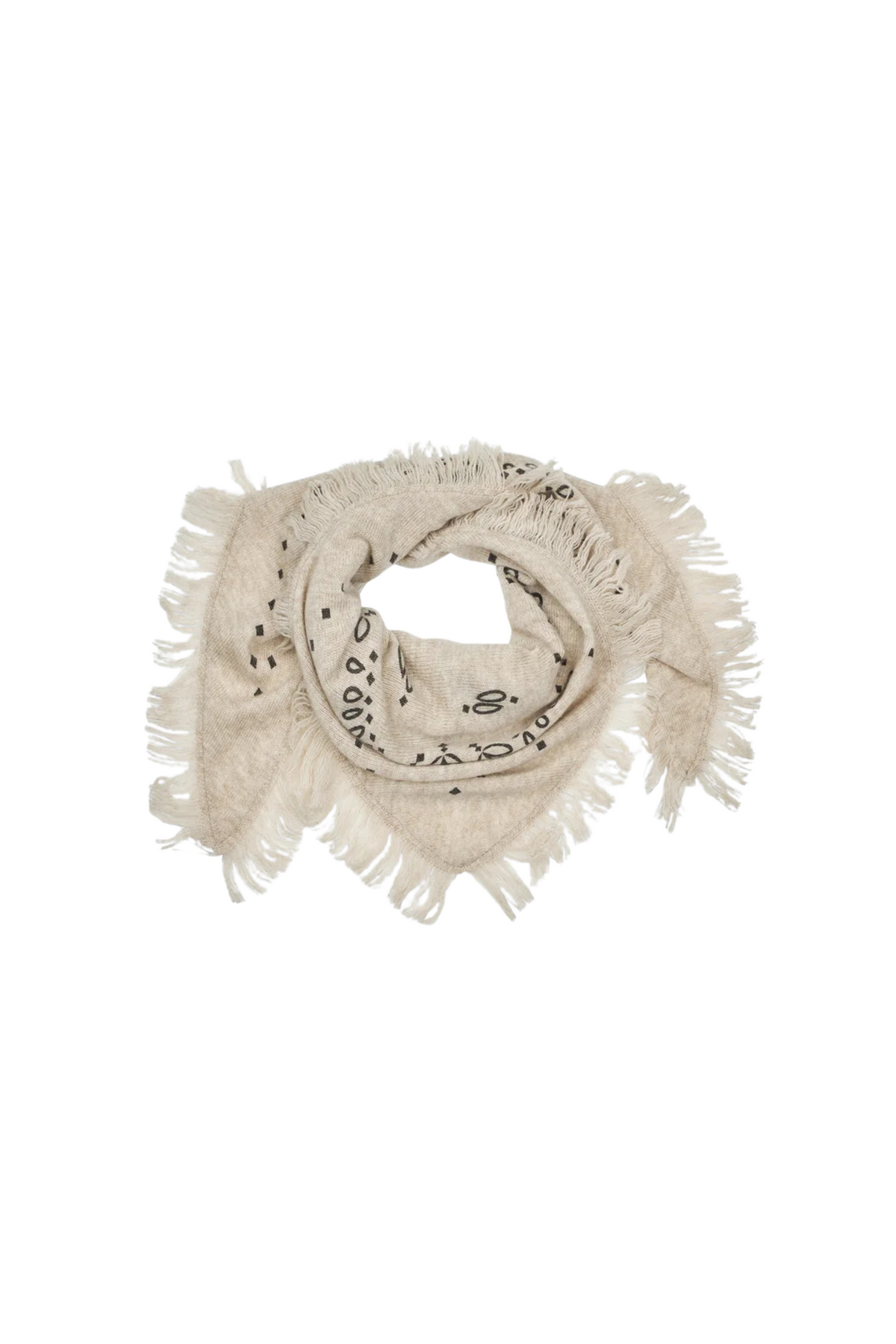 Jucca Knit Scarf - Light Beige Melange