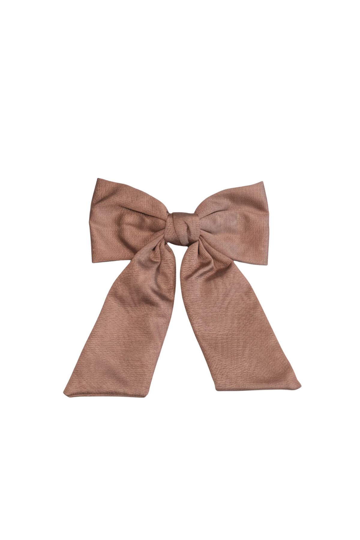 Day Moiré Hair Bow Clip - Ginger Snap