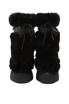 Ltrack Faux Fur High - Black