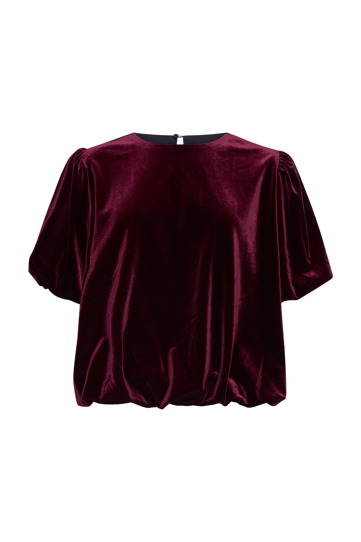 Cute Blouse - Burgundy
