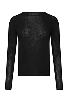 Niniagz Ls Wool Roundneck - Black