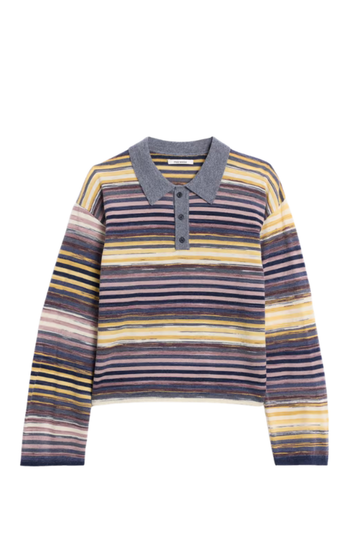 Luna Space Yarn Polo - Multicolor