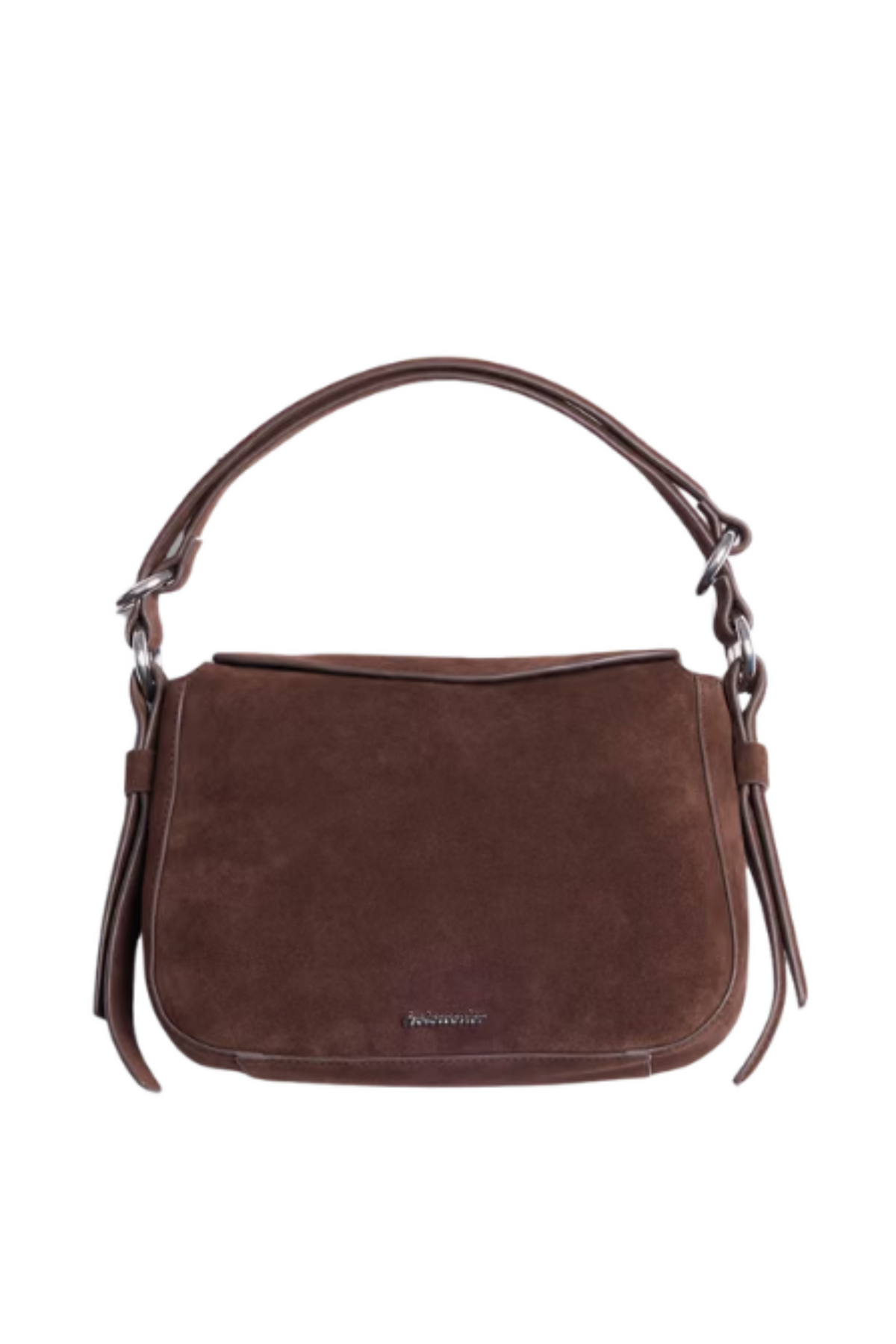 Bud Midi Suede Bag - Brown