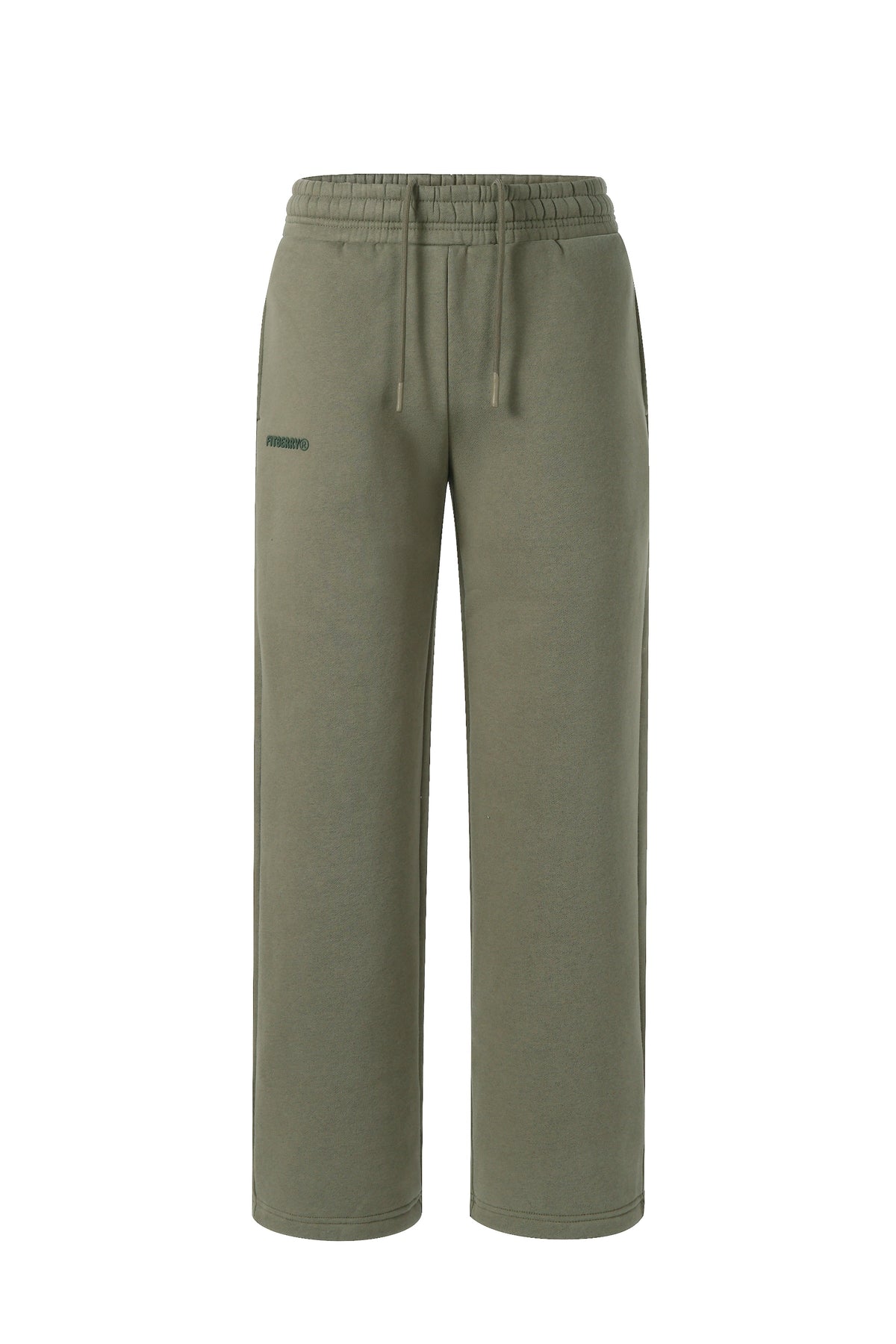 Signature Straight Leg Joggers - Olive