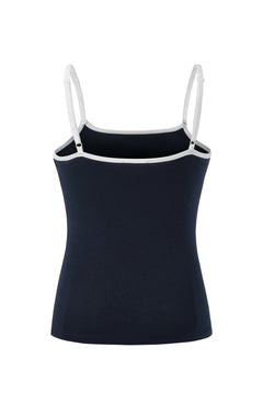 Two Tone Tank Top - Navy/White