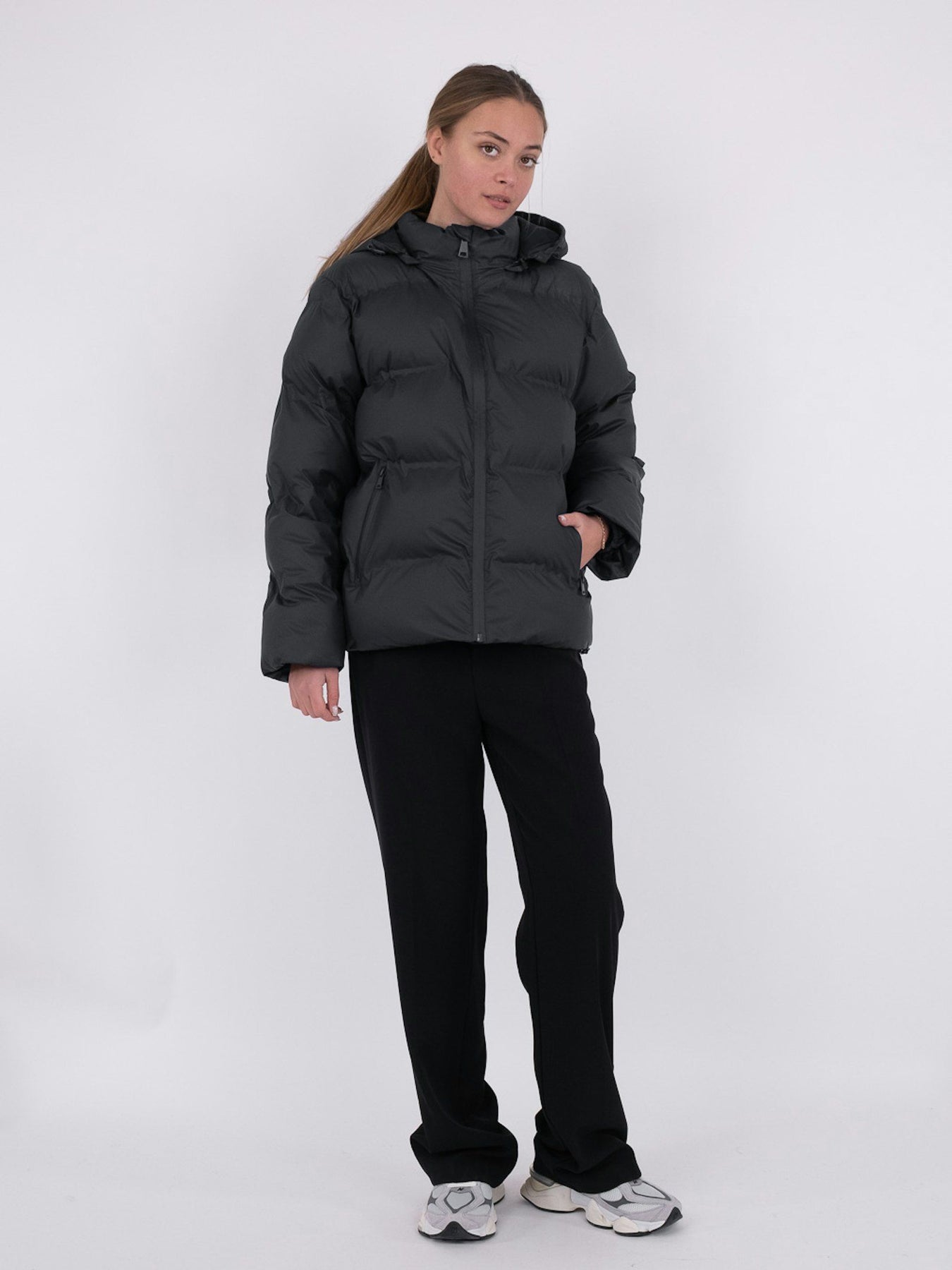 Fox C Puffer Jacket - Svart