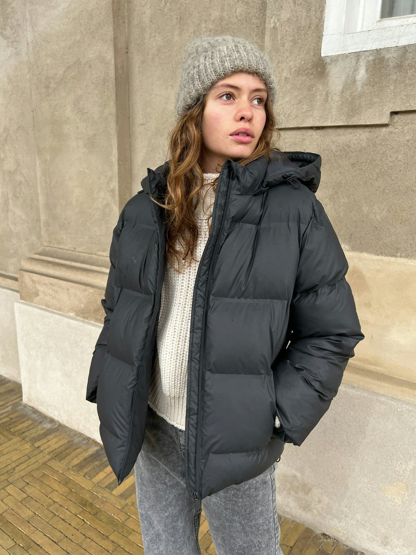 Fox C Puffer Jacket - Antracit