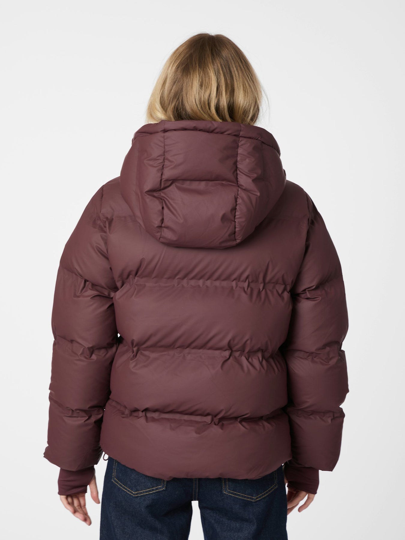 Fox C Puffer Jacket - Bordeaux