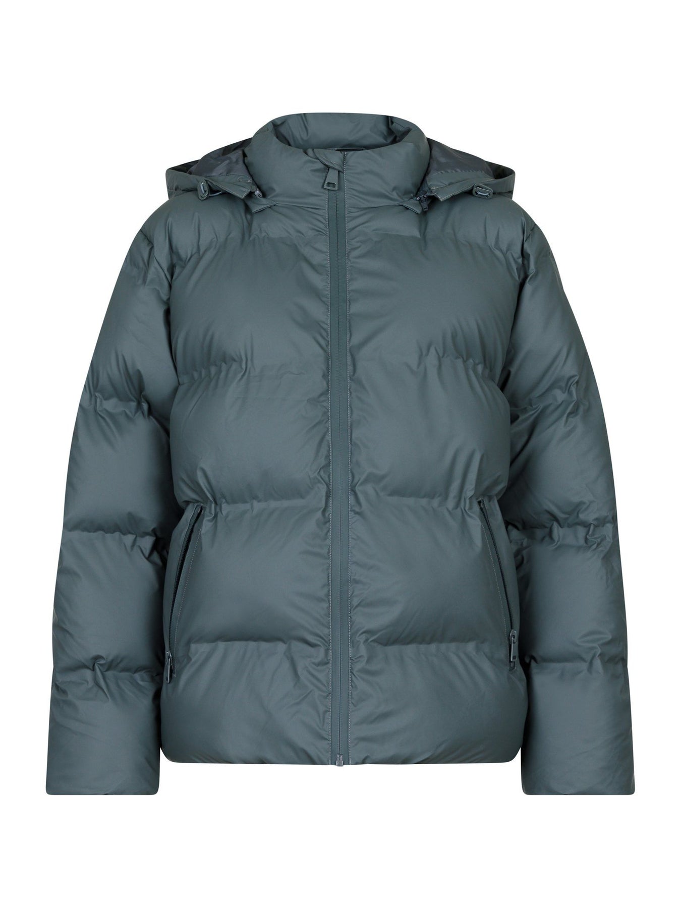 Fox C Puffer Jacket - Smoke Green