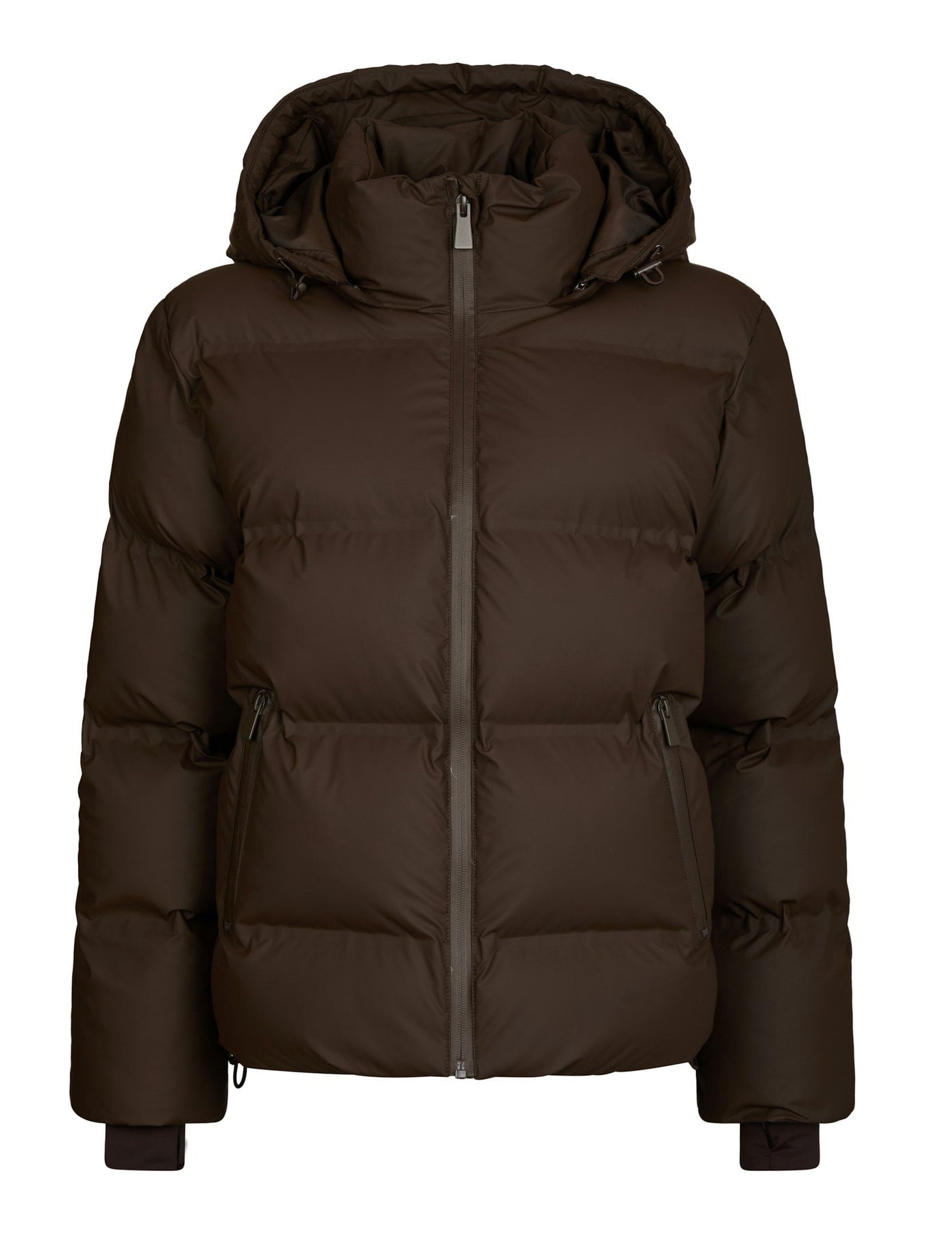 Fox C Puffer Jacket - Mörkbrun