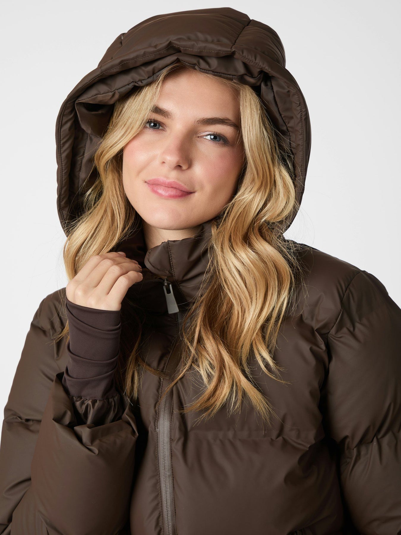 Fox C Puffer Jacket - Mörkbrun