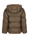 Fox C Puffer Jacket - Dark Taupe
