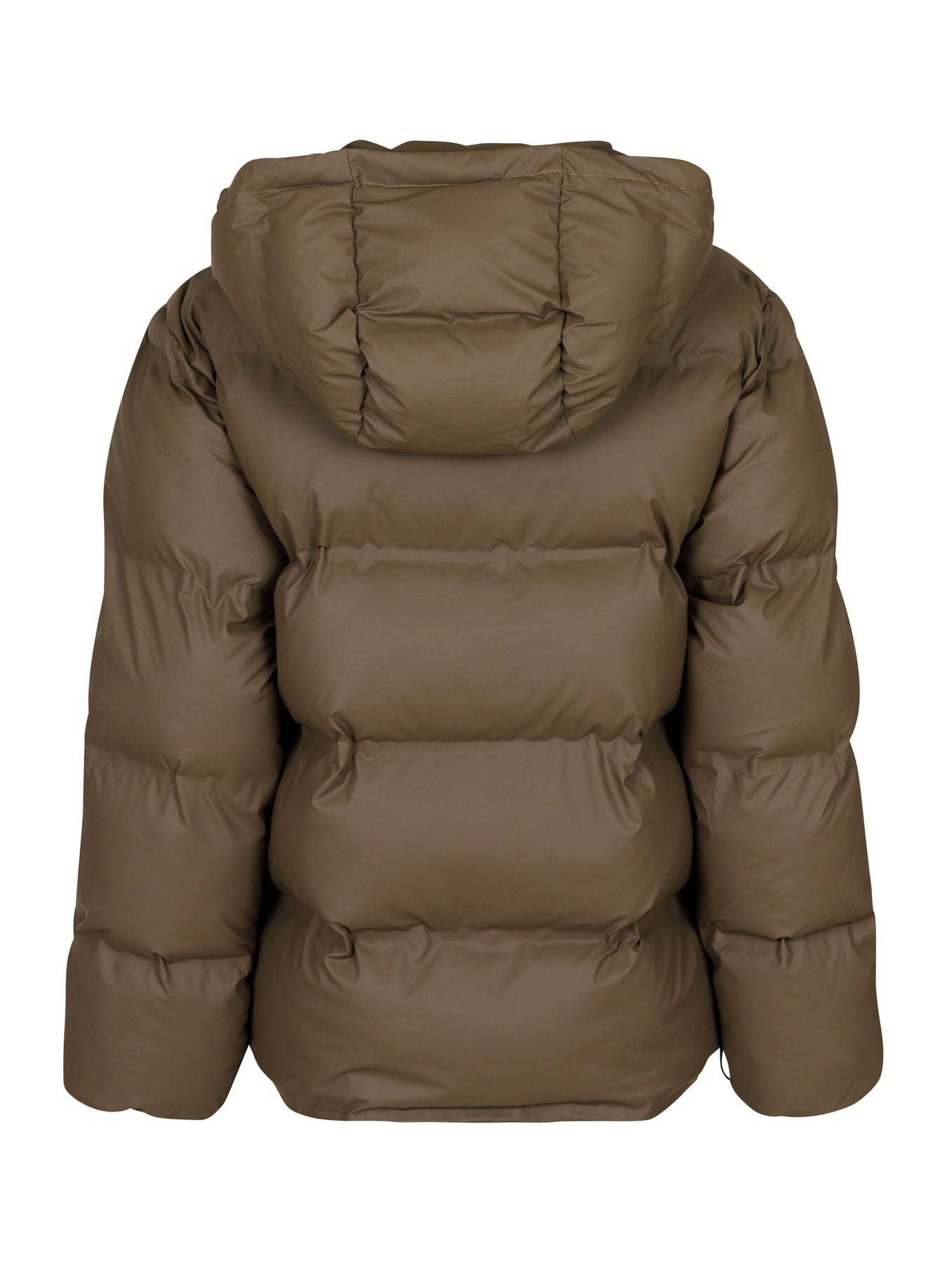 Fox C Puffer Jacket - Dark Taupe