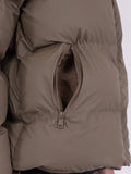 Fox C Puffer Jacket - Dark Taupe
