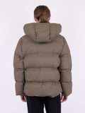 Fox C Puffer Jacket - Dark Taupe