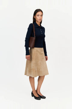 Amble Saffiano - Dark Brown