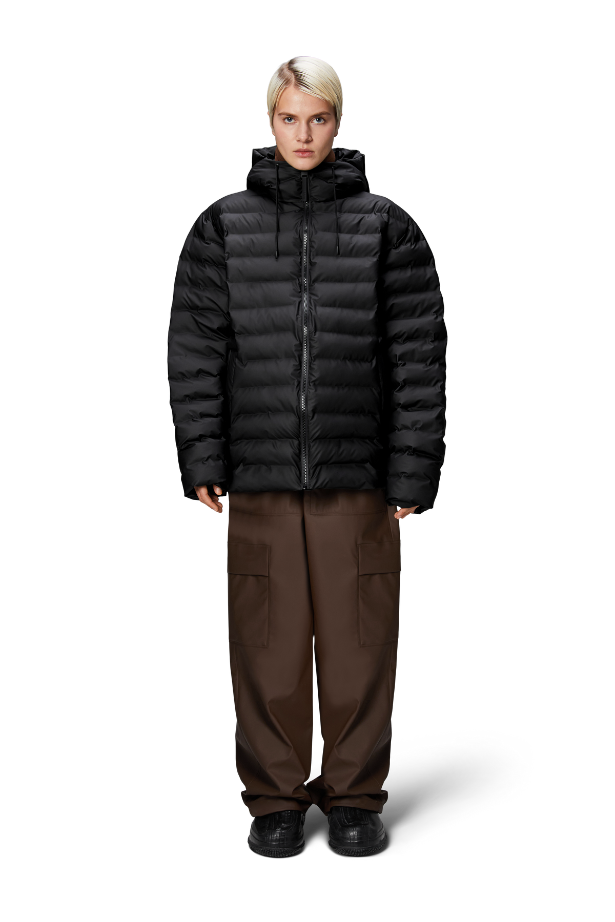 Lohja Puffer Jacket W3T2 - Black