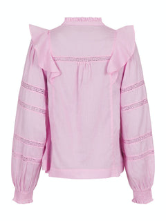 Aroma S Voile Blouse - Rose