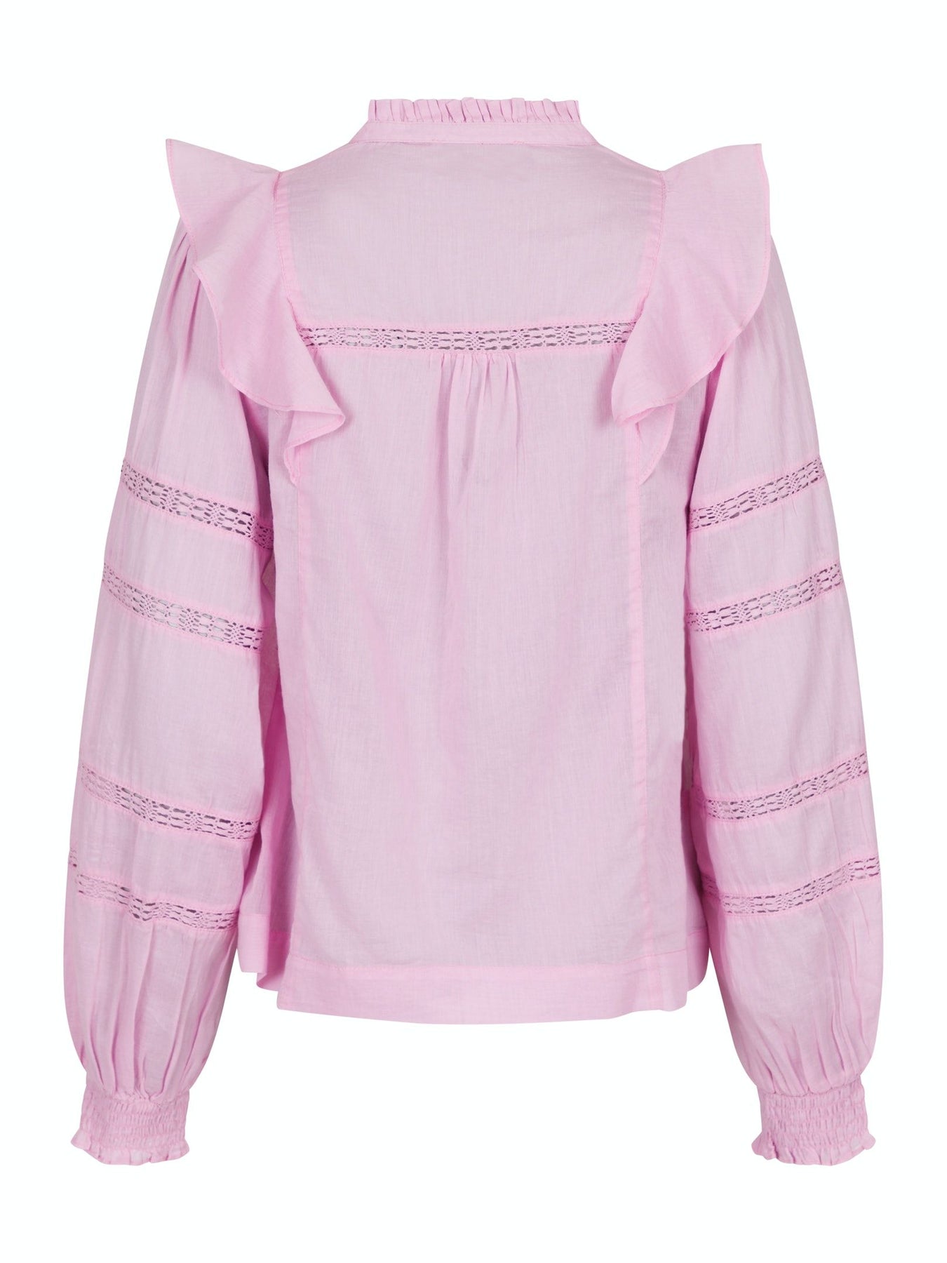 Aroma S Voile Blouse - Rose
