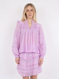 Aroma S Voile Blouse - Rose