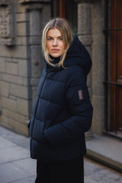 Maud Puffer Jacket - Black