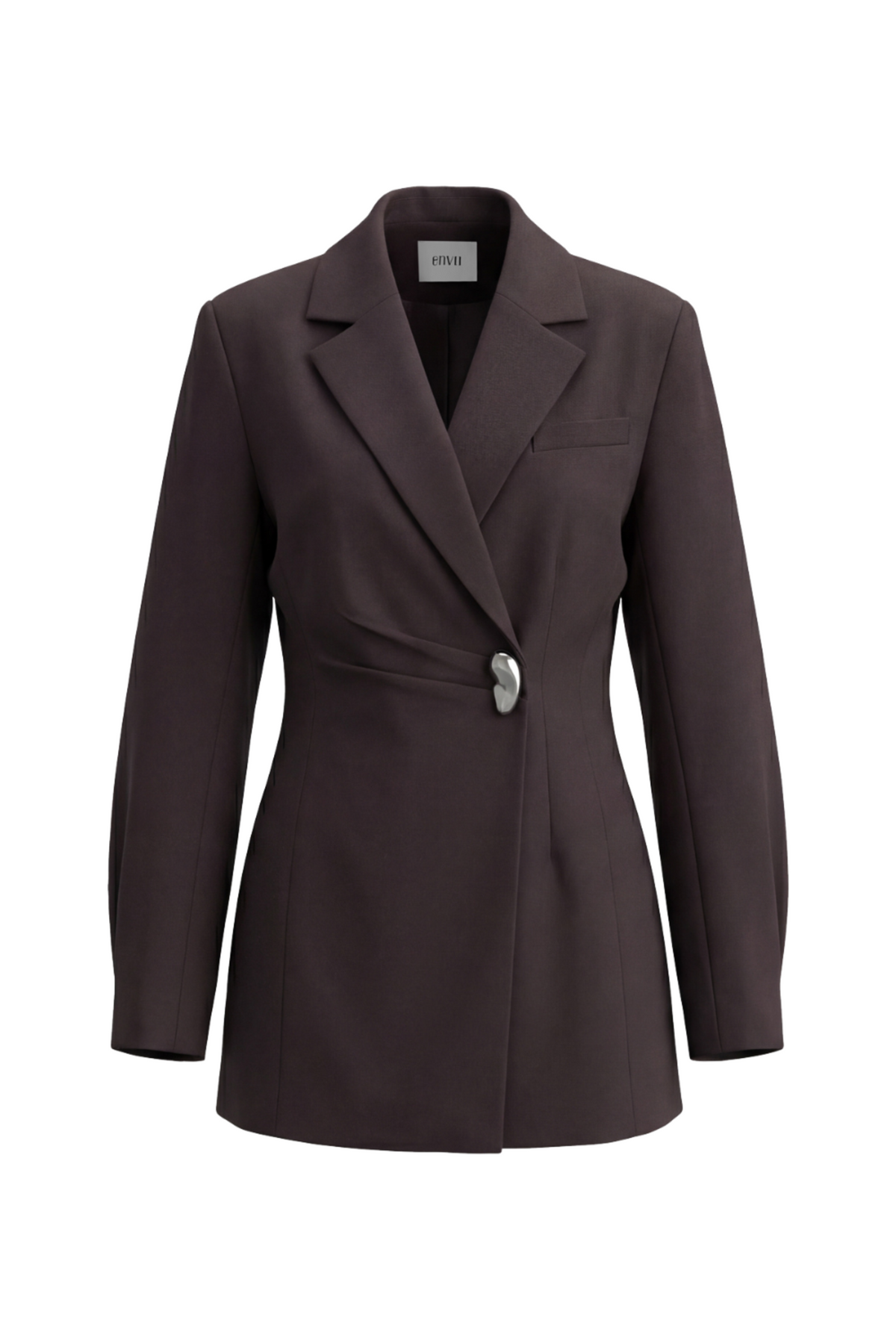 Enaugustine Buckle Blazer 6797 - Chocolate Torte